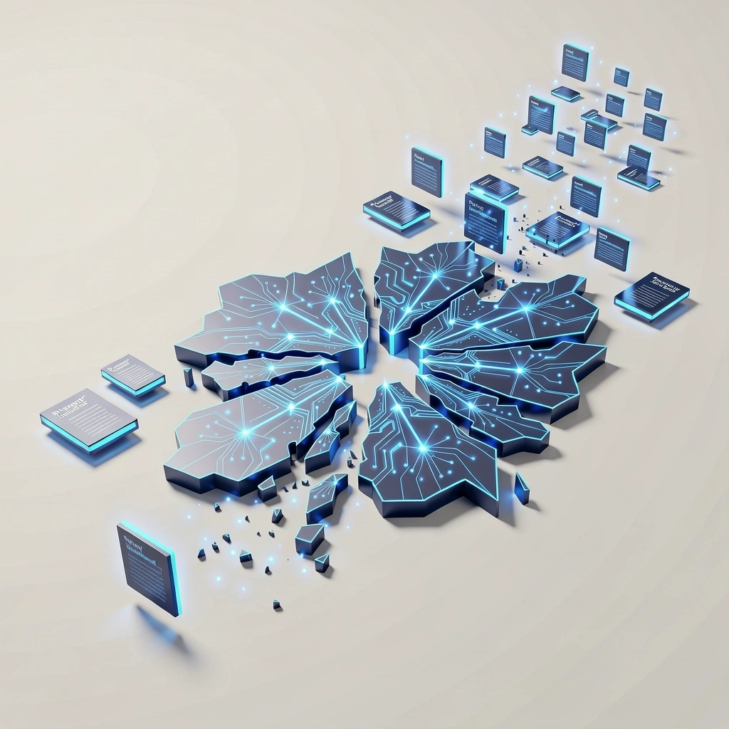 Visualización de error en la red de datos